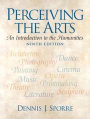 Cover of: Perceiving the Arts by Dennis J. Sporre