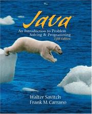 Cover of: Java | Walter Savitch