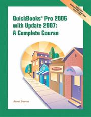 Cover of: Quickbooks Pro 2006 w/Update 07 (9th Edition) by Janet Horne