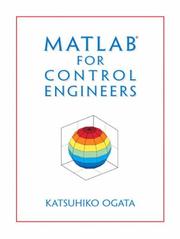 Cover of: MatLab for Control Engineers by Katsuhiko Ogata