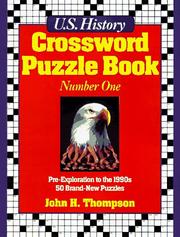 Cover of: U.S. History Crossword Puzzle Book by John H. Thompson, John H. Thompson