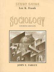 Cover of: Sociology Study Guide