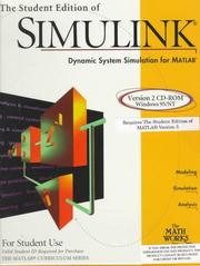 Cover of: The Student Edition of Simulink  by MathWorks, MathWorks