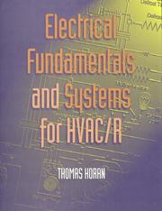 Cover of: Electrical Fundamentals and Systems for HVAC/R
