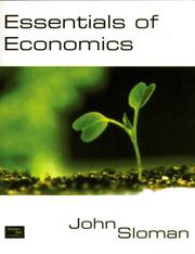 Cover of: Essentials of Economics by John Sloman