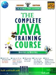 Cover of: A Complete Java Training Course | Inc. Deitel & Associates