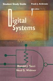 Cover of: Digital Systems by Frank J. Ambrosio, Ronald J. Tocci, Neil S. Widmer