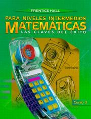 Cover of: Matematicas: Para Niveles Intermedios: Las Claves del Exito