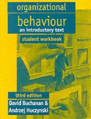Cover of: Organizational Behaviour by Buchanan