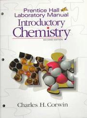 Cover of: Prentice Hall Laboratory Manual, Introductory Chemistry (2nd Edition)