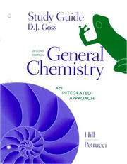 Cover of: General Chemistry: An Integrated Approach