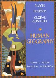 Cover of: Human Geography by Paul L. Knox, Sallie A. Marston