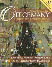 Cover of: OUT OF MANY: A HISTORY OF THE AMERICAN PEOPLE (SINCE 1863) (VOL. 2)