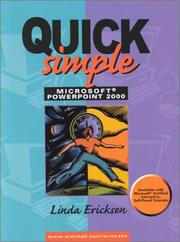 Cover of: Quick, Simple Microsoft PowerPoint 2000 (Quick & Simple Office)