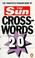 Cover of: Twentieth Peng Bk the Sun Cross (Penguin Crosswords)