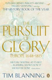 Cover of: The Pursuit of Glory (Penguin History of Europe)