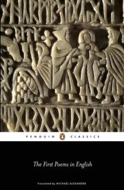 Cover of: The First Poems in English (Penguin Classics)