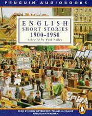 Cover of: English Short Stories