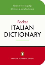Cover of: The Penguin Pocket Italian Dictionary