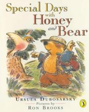 Cover of: Special Days with Honey and Bear by Ursula Dubosarsky