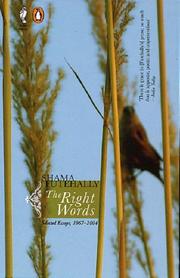 Cover of: The Right Words by Shama Futehally