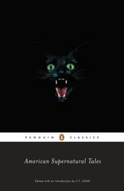 Cover of American supernatural tales