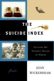 Cover of: The Suicide Index by Joan Wickersham