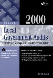 Cover of: 2000 Miller Local Government Audits (Miller Engagement Series) | Rhett D. Harrell