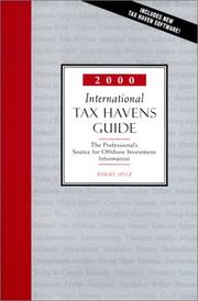 Cover of: 2000 International Tax Havens Guide: The Professional's Source for Offshore Investment Information