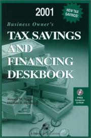 2001 Business Owner's Tax Savings and Financing Deskbook by Terence M. Meyers