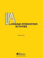 Cover of: Clip/Language Intervention Manual