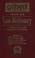 Cover of: Pocket Size Law Dictionary--Burgundy