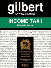 Cover of: Gilbert Law Summaries by Michael R. Asimow