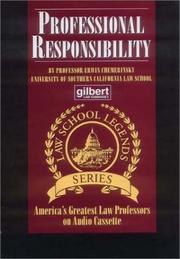 Cover of: Professional Responsibility