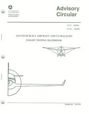 Cover of: Amateur-Built Aircraft and Ultralight Flight Testing Handbook (Advisory Circular)