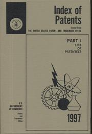 Cover of: Index of Patents, 1997, Pt. 1, List of Patentees, V. 1-2