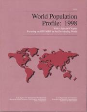 Cover of: World Population Profile, 1998 by Thomas M. McDevitt