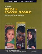 Cover of: NAEP 1999: Trends in Academic Progress, Three Decades of Student Performance (065-000-01315-1)