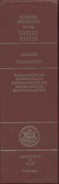 Cover of: Foreign Relations of the United States, 1961-1963, Volume XXV by David S. Patterson