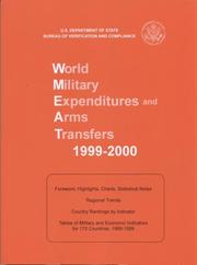 Cover of: World Military Expenditures and Arms Transfers 1999-2000 (World Military Expenditures and Arms Transfers, 1999 2000) (S/N 002-000-00107-1)