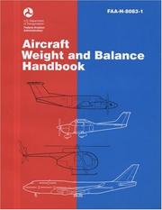 Cover of: Aircraft Weight and Balance Handbook, 1999