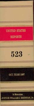 Cover of: United States Reports, Volume 523: Cases Adjudged in the Supreme Court at October Term, 1997, March 3 Through May 26, 1998