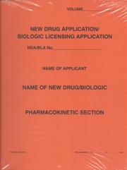 New Drug Application by Food and Drug Administration (U.S.)