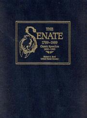 Cover of: Senate, 1789-1989, V. 3 by 