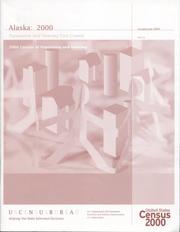 Cover of: 2000 Census of Population and Housing, Alaska, Population and Housing Unit Counts