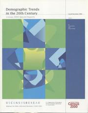Cover of: Demographic Trends in the 20th Century | Frank Hobbs