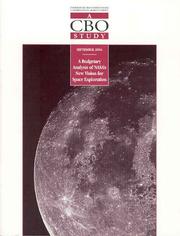 Cover of: A Budgetary Analysis of NASA's New Vision for Space Exploration (CBO Study)