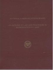 Cover of: An Outline of Law and Procedure In Representation Cases, 2005