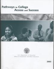 Cover of: Pathways to College: Access and Success