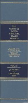 Cover of: United States Court of International Trade Reports, Volume 26 | Leo M. Gordon